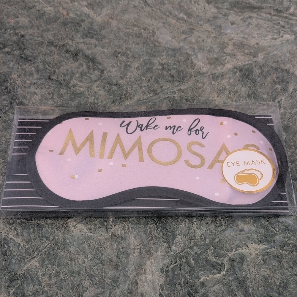 MIMOSAS Eye Mask - Pink and Gold